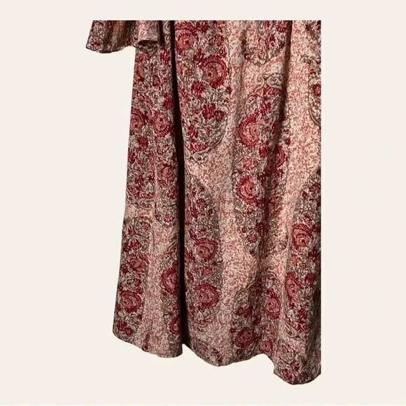 0293. MADEWELL WATERCOLOR‎ PAISLEY FLORAL DRESS SIZE XSMALL - Picture 10 of 12